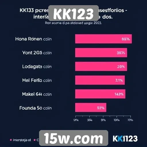 Estatísticas de usuários ativos no site KK123