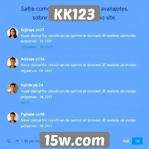 Desempenho do site KK123 em avaliações de usuários